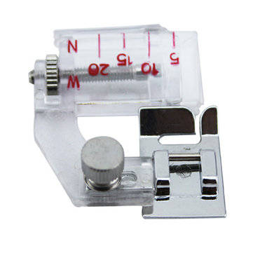 Home Snap On Adjustable Bias Binder Presser Foot Feet for Sewing Machines