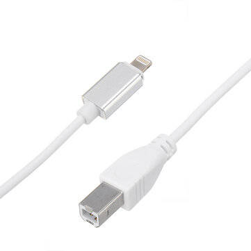 DOREMiDi Music MIDI USB To Lightnings To MIDI Type B OTG High Speed Cable For iPhones iPads