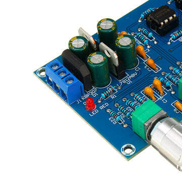 NE5532 C2-001 AC 12-24V Power 4 Channel  Adjustment Amplifier Tuning Board Preamplifier
