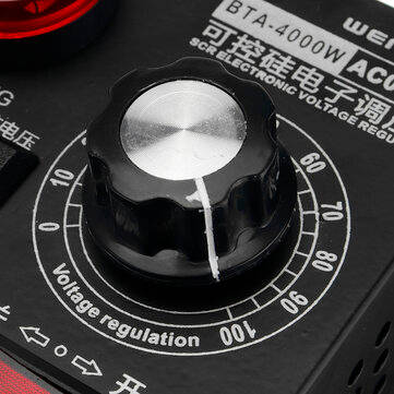 AC 220V 4000W Variable Voltage Regulator Step Down Voltage Converter Transformer Motor Speed Fan Con