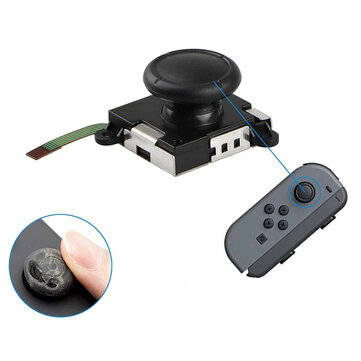 25Pcs 3D Replacement Joystick Analog Thumb Stick Repair Kit Case Cover Cap Repair Tools Set for Nint