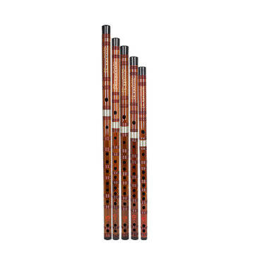 Bamboo Flute Multiple Tunings Professional Woodwind Musical Instruments C D E F G Key (TONE: DKEY)
