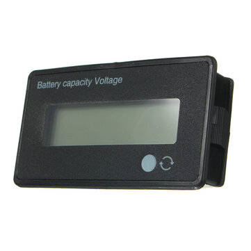Geekcreit 12V/24V/36V/48V 8-70V LCD Acid Lead Lithium Battery Capacity Indicator Digital Voltmeter