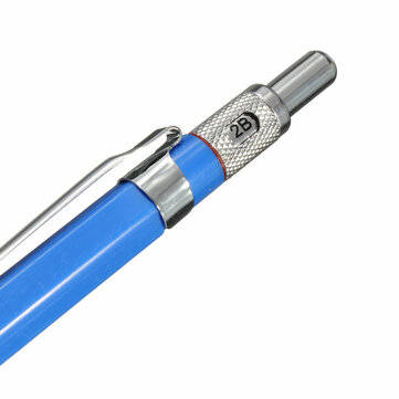 12Pcs 2.0MM 2B Lead And Pen Set Metal Mechanical Press Type Pencil Drafting Drawing Pencil Refills S