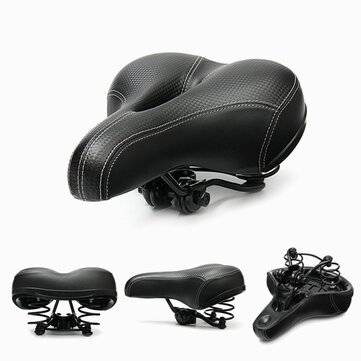 Bicycle Cycling Big Bum Saddle MTB Bike Seat Wide Soft Pad Comfort Road Bike Cushion Mountain Bike S