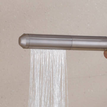 Stainless Steel Bathroom Portable Bidet Sprayer Handheld Showerhead Two Water Modes Ajustable Booste