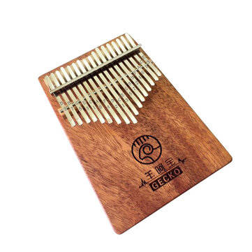 GECKO K17GY 17 Keys Kalimba Finger Thumb Piano Wooden Keyboard Percussion Musical Instrument Gift