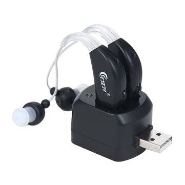 Hearing Aid Rechargeable Hearing Aids for Seniors Personal Sound Amplifier Adults Hearing Assist Dev