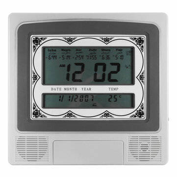 LCD Wall Table Muslim Clock Azan Islamic Alarm Wall Clock Pray