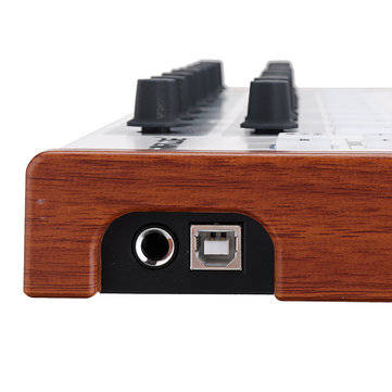 Worlde Professional 25-Key MIDI Keyboard Controller USB MIDI Drum Pad and Ultra-Portable Mini MIDI C