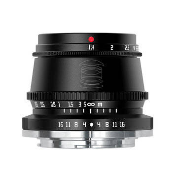TTArtisan 35mm F1.4 APS-C Manual Focus Lens for Sony E Mount/Fujifilm M4/3 Mou... (TYPE: FUJIXMOUNT)