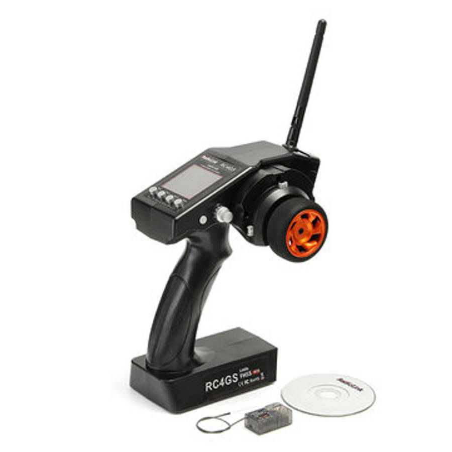 RadioLink RC4GS 2.4G 4CH Car Controller Transmitter + R6FG Gyro Inside Receiver for RC Car Boat