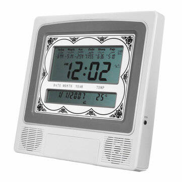 LCD Wall Table Muslim Clock Azan Islamic Alarm Wall Clock Pray