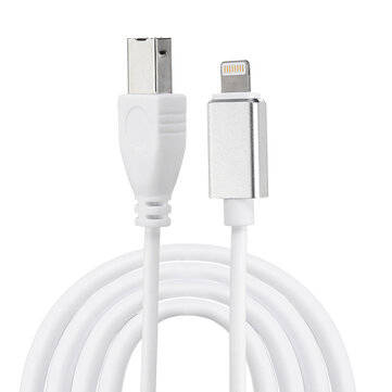 DOREMiDi Music MIDI USB To Lightnings To MIDI Type B OTG High Speed Cable For iPhones iPads