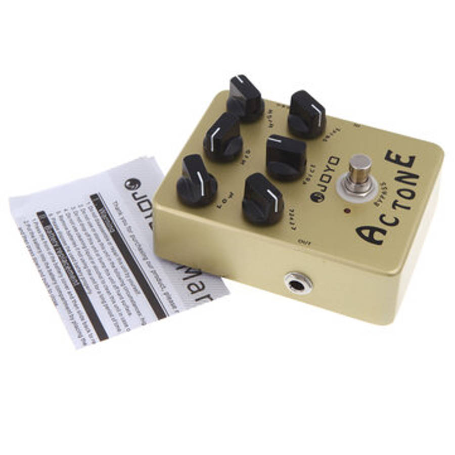 JOYO JF-13 AC Tone Voxs Amp Simulator Guitar Effect Pedal True Bypass Guitar Pedal For Guitar Access