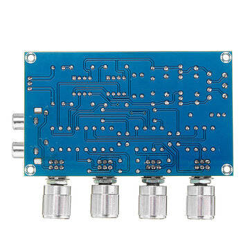 NE5532 C2-001 AC 12-24V Power 4 Channel  Adjustment Amplifier Tuning Board Preamplifier