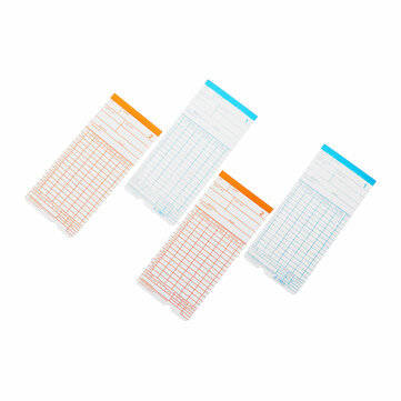 90Pcs Monthly Time Clock Cards Payroll For Employee Attendance Bundy Recorder Timer