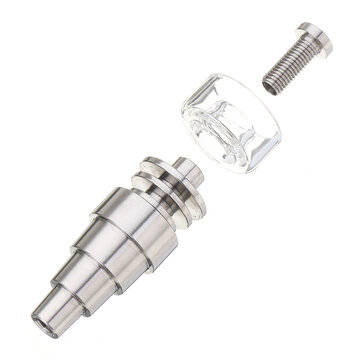 Transparent Quartz Dry Herb Glass Pan Saucepan Fit For Greenlightvapes G9 Tick E-nail