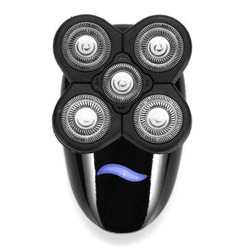 Rotary 5D USB Rechargeable Cordless Mens Electric Shaver Razor Bald Head Hair Trimmer