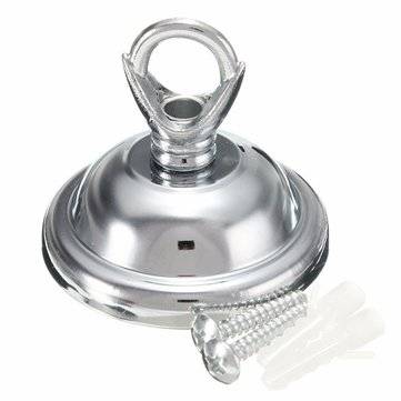 Vintage Ceiling Rose Ring Plate Holder For Light Fitting Chandelier Lamp (COLOR.: CHROME)