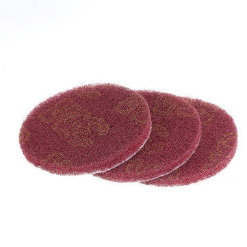 10mm Sanding Pad with 6pcs 100mm Round Fiber Polishing Pad Sanding Wheel Abrasive Tools