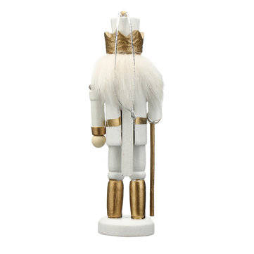 5Pcs Wooden Nutcracker Soldier Handcraft Puppet Doll Toy Ornament Christmas Gift Home Room Decoratio