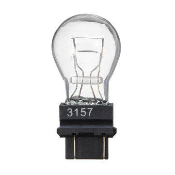 10PCS T25 3157 P27/7W Halogen Lights Bulb Tail Brake Backup Reverse Turn Signal Lamp Warm White