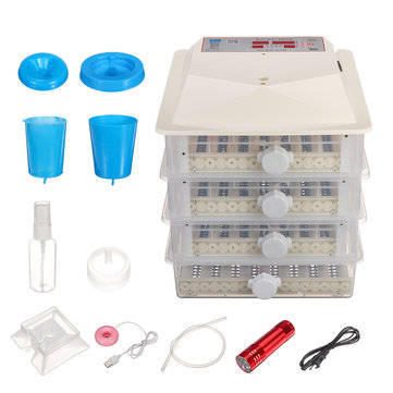 Digital 56/98/150/196 Egg Incubator Hatcher Bird Chicken Duck Automatic Turning LED... (STYLE2: #01)