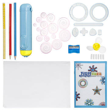 27Pcs Spirograph Design Set Tin Draw Drawing Kids Art Craft Create Education Toys