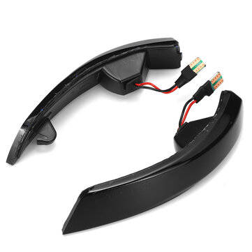 Dynamic Amber LED Side Rear Mirror Indicator Turn Signal Lights For Ford Focus MK2 MK3 2008-2016 Mon