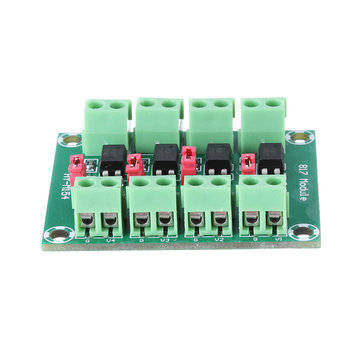 PC817 4 Channel Optocoupler Isolation Board Voltage Converter Adapter Module 3.6-30V Driver Photoele