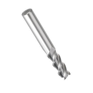 Drillpro 2-12mm 3 Flutes Carbide End Mill Set Tungsten Steel Milling Cutter Tool for Aluminum Alloy