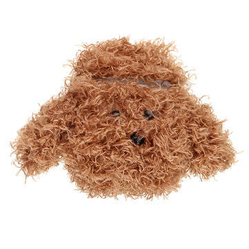Teddy Dog Earphone Case Cute Protectiver Bag Storage Cover for Airpods (COLOR.: DARKBROWN)