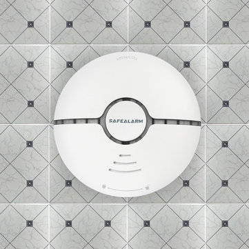 MoesHouse WiFi Smart Smoke Fire Alarm Sensor Detector Home Security System Battery-powered Alarm Wir