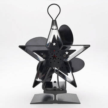 4-Blade Heat Powered Stove Fan for Wood/Log Burner/Fireplace Increases More Warm Air Eco-Friendly Ho