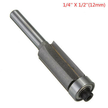 6/8/10/12mmFlush Trim Bit 1/4" Shank Router Bits Carbide Tipped Bits (SIZE: 12MM)