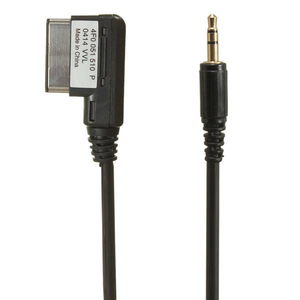 1.5M Music Interface AMI MMI to 3.5mm Audio AUX MP3 Adapter Cable For VW AUDI A3