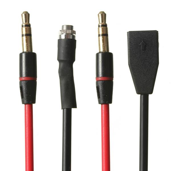 AUX IN Input Mode Cable 3.5mm Female Dash Mountable Socket For BMW E46 98-06