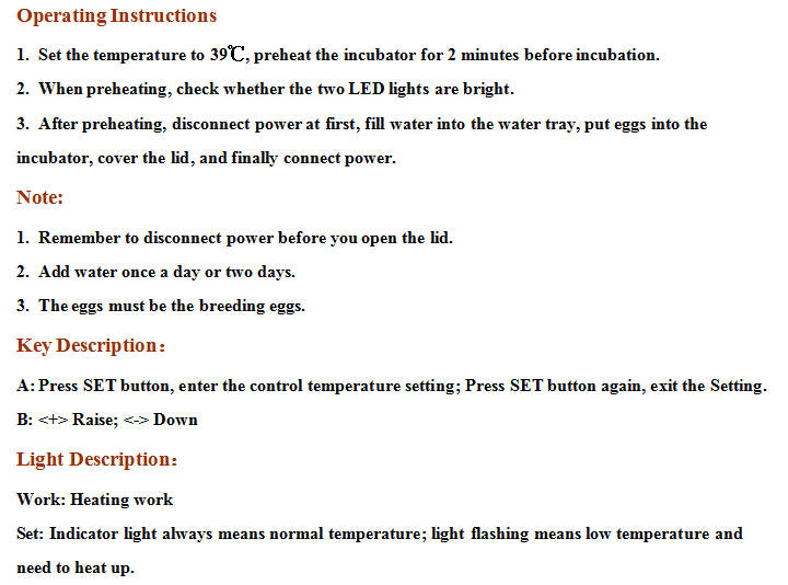 Automatic Eggs Incubator Mini Incubation Equipment 7 Eggs Household Teaching Experiments