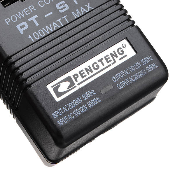 110V to 220V and 220V to 110V Voltage Transformer Converter 100W