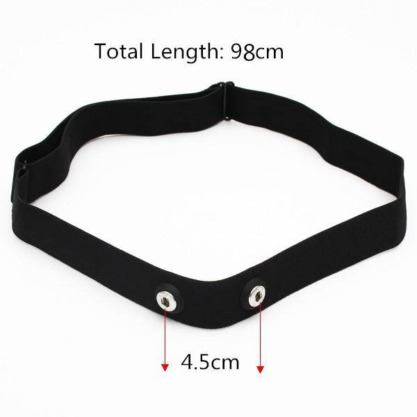 Elastic Chest Belt Strap for Wahoo Garmin Polar Sport Heart Rate Monitor Watch 