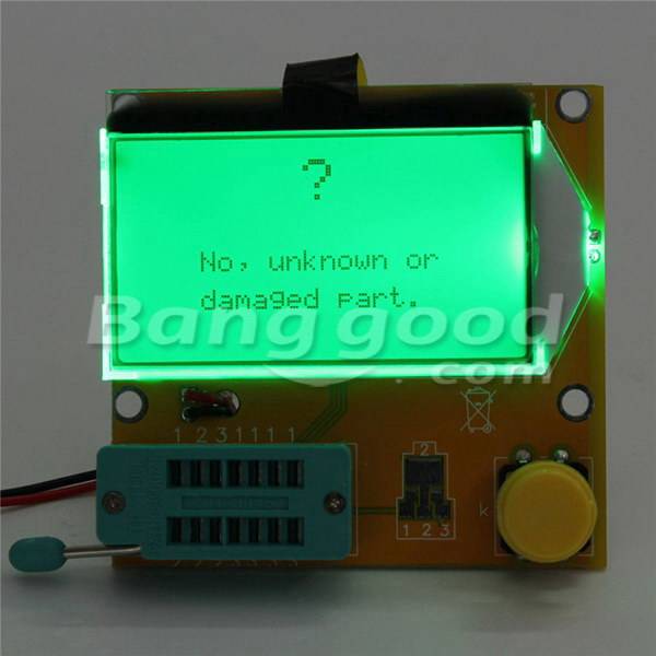 LCR-T3 Transistor Tester Resistance Capacitance Diode ESR SCR Inductance Meter - 0.05kg