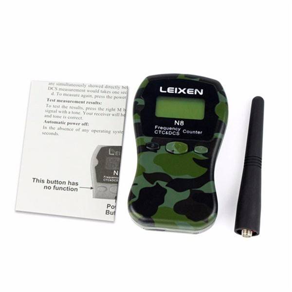 LEIXEN N8 LCD Display Portable 1MHz-1000MHz Frequency Counter CTCSS/DCS Frequency Counter for