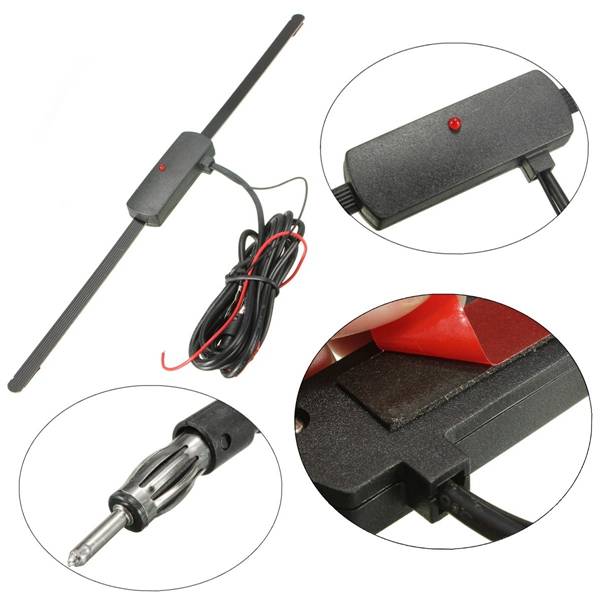 Car Aerial Radio Electronic Antenna Internal Windscreen Mount Amlified for GM