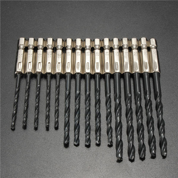 3/4/5mm HSS 1/4 Inch Hex Shank Twist Drill Bit