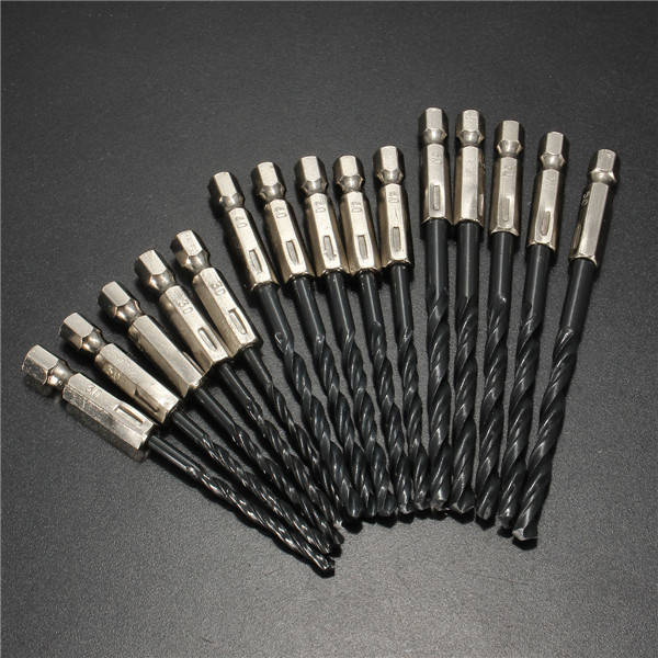 3/4/5mm HSS 1/4 Inch Hex Shank Twist Drill Bit