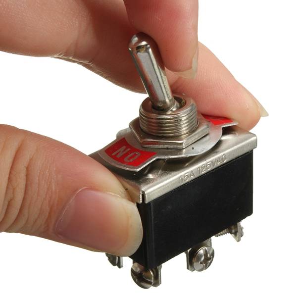 Car Dash Dashboard Light Illuminated ON/ON Toggle Switch DPDT