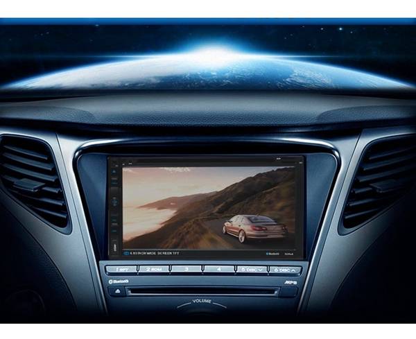 F6060B 7 inch Car Stereo DVD Player Bluetooth FM Radio MP4 Aux Touch Screen 2 Din HD 52W*4
