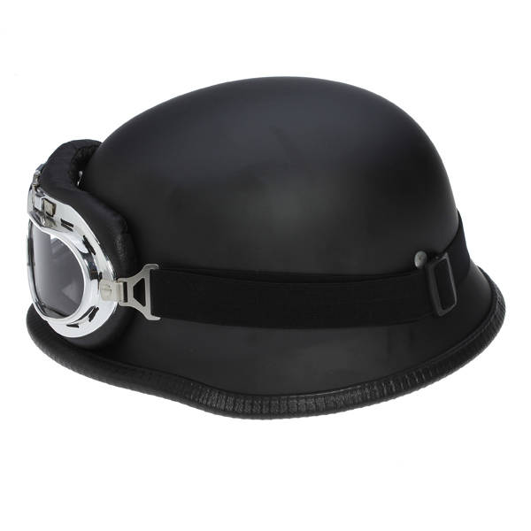 Motorcycle Half Helmet Chopper Cruiser Biker Matte