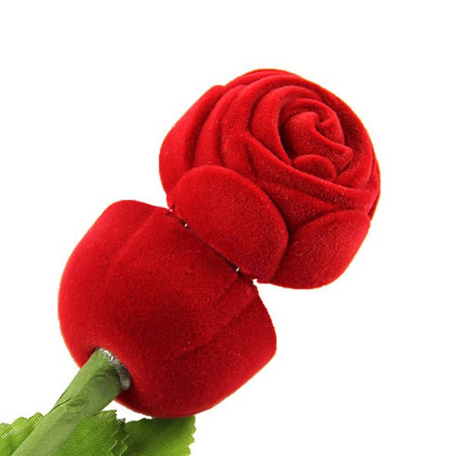 Red Rose Ring Box